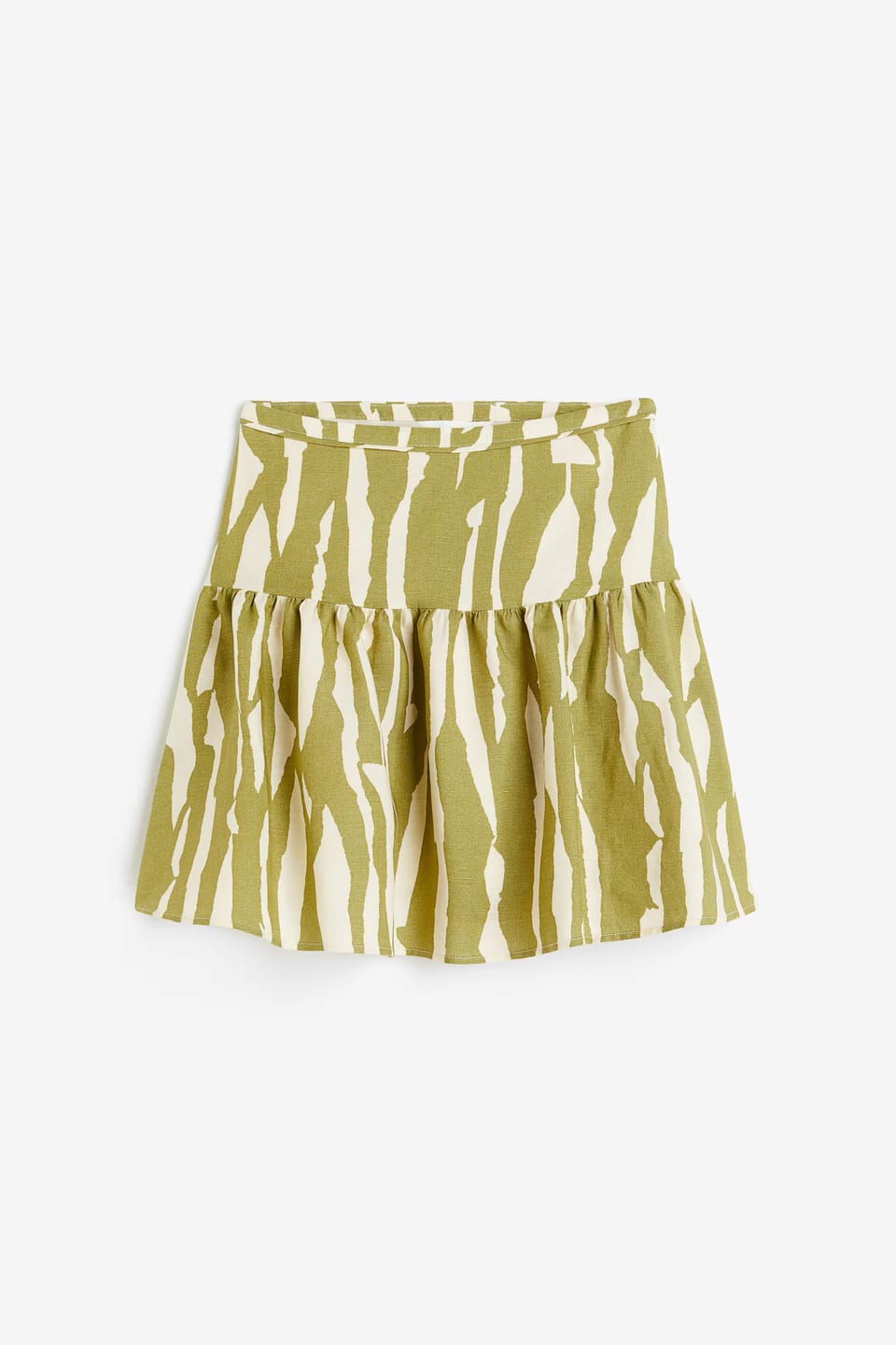 h&m end-of-season sale patterned skirt